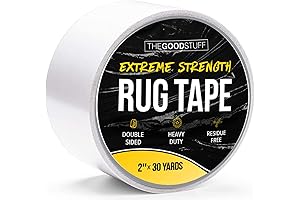 The Good Stuff Double Sided Tape for Concrete Floors: Holds Rugs Securely Without Damage