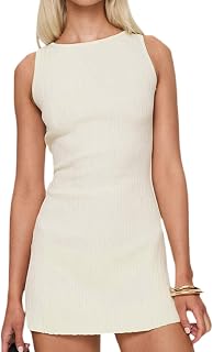 Women Slim Backless Mini Dress Sexy Halter Tie Back Bodycon Dress Y2k Textured Elegant Short Club Party Dresses