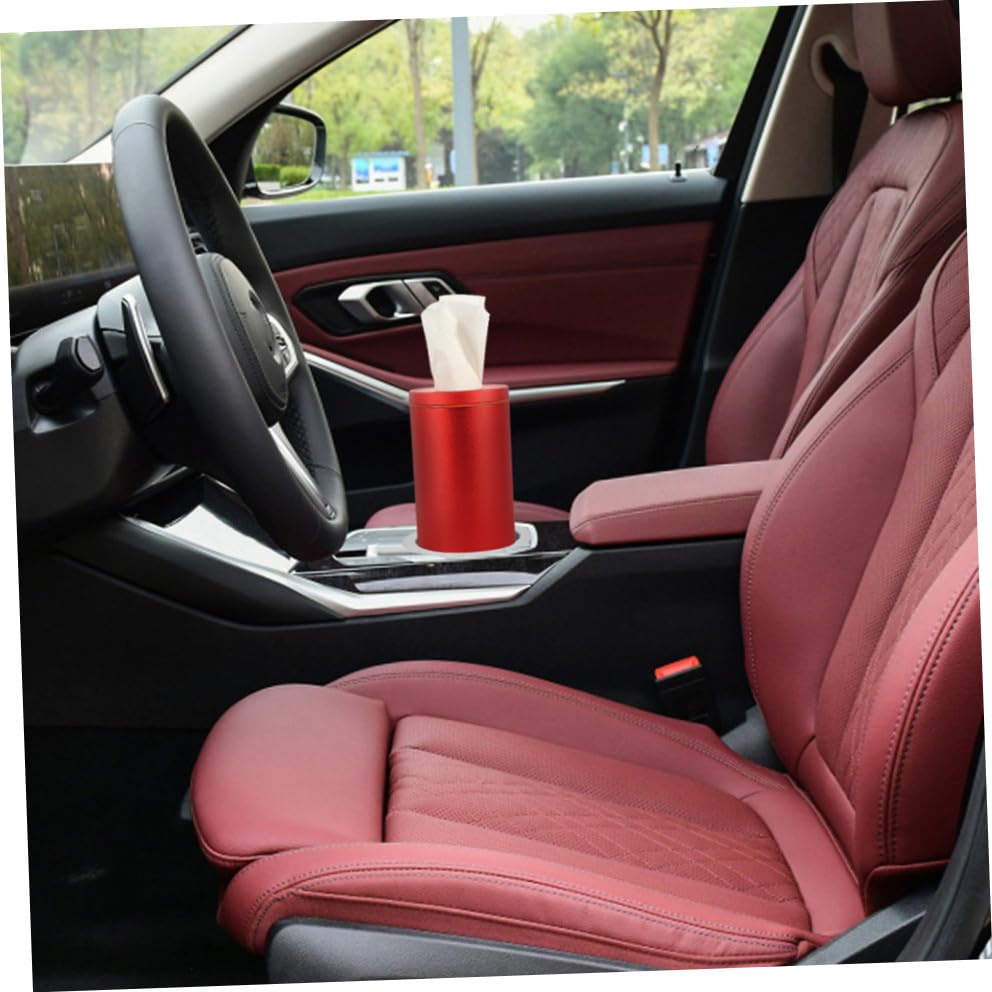 Boîte à Mouchoirs Ronde Cabilock Solution Gain de Place Porte-Gobelet Auto - 5