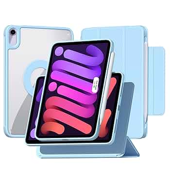 【美品】iPad mini 6、Apple Pencil、Smart Cover Amazon.com: ProCase Smart Case for iPad mini 7 A17 Pro 2024