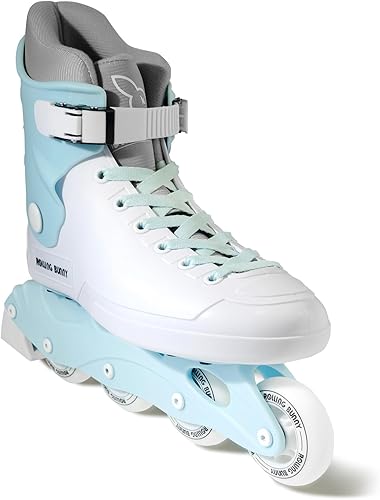 Miniatura 2 de RollingBunny Patines en línea para mujeres y niñas, patines en línea para exteriores e interiores, con carcasa exterior duradera y soporte para