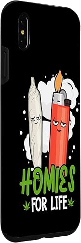 Vista 27 de Funda para iPhone 14 Plus Homies For Life Marihuana Weed Cannabis 420