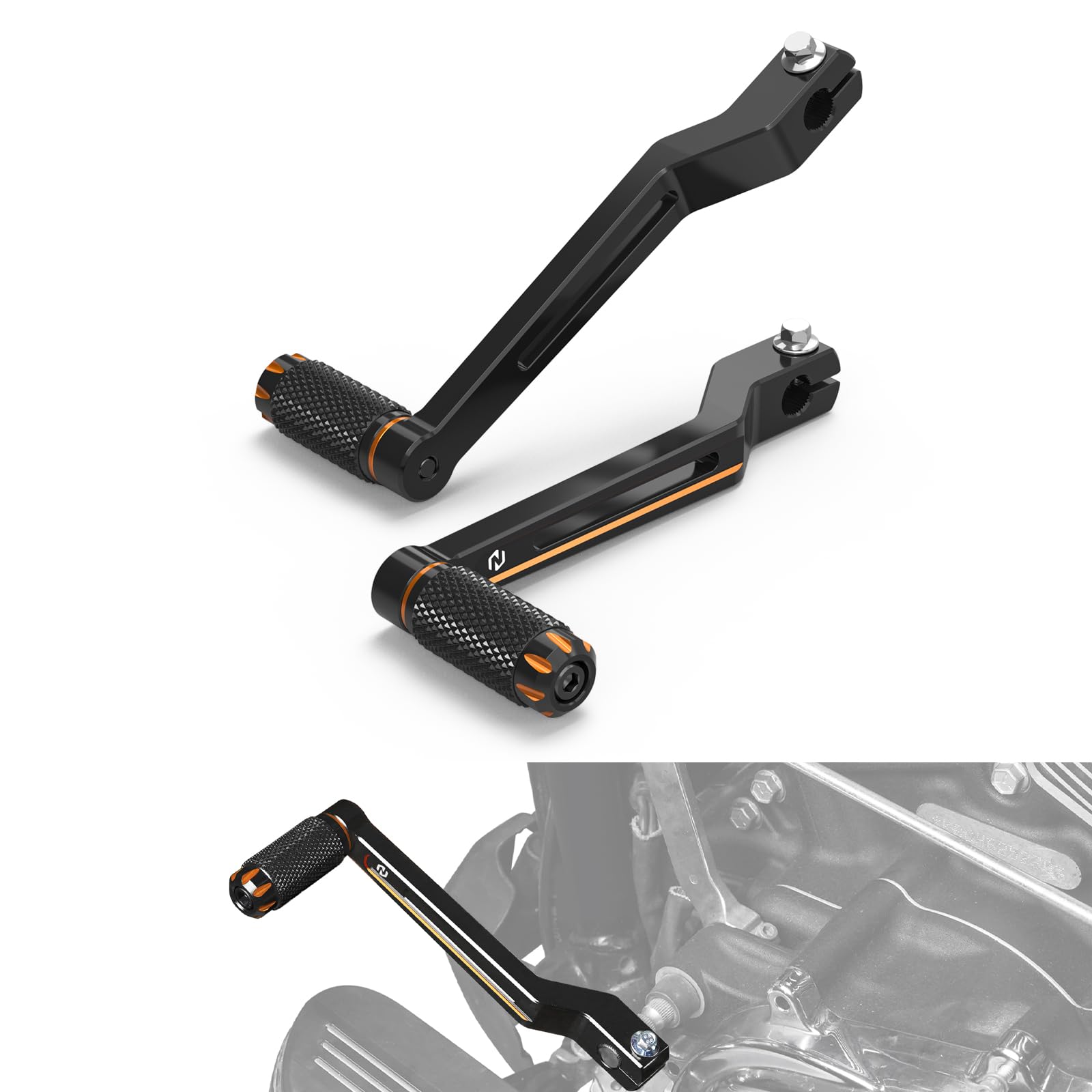 Amazon.com: NICECNC Orange CNC Gear Shift Lever Gear Lever