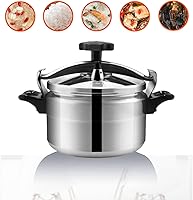 Vista 3 de Horoper Olla a presión para el hogar, olla a presión a prueba de explosiones, olla a presión de gran capacidad, aleación de aluminio, olla a presión