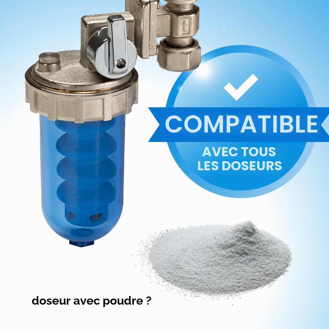 WK wkbust Bust Lot de 12 sachets de polyphosphate de qualité Alimentaire | Fabriqué en Italie, Blanc