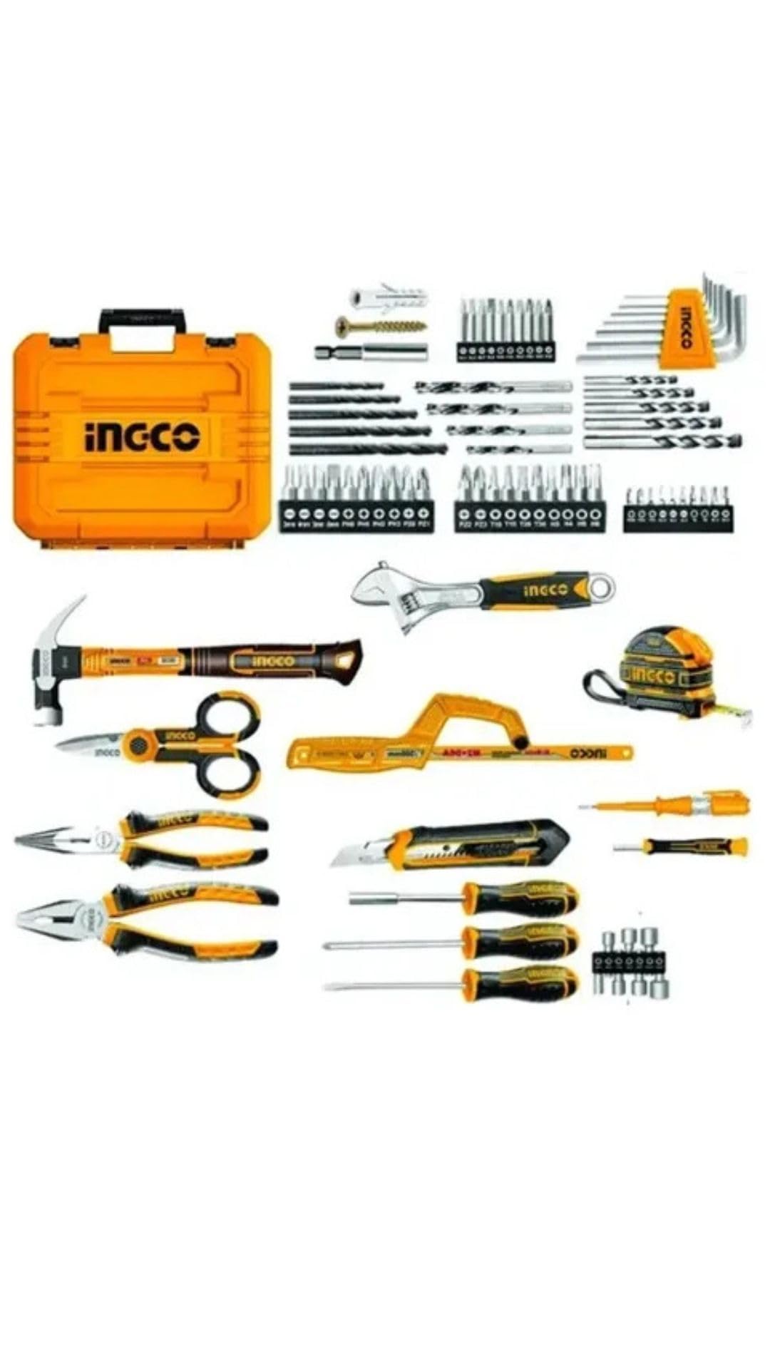 Ingco 165-Piece Tools Kit - Complete Set -4