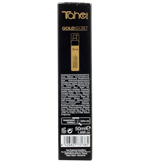 Tahe Gold Secret Lifting Hair Serum With Active Keratin and Liquid Gold, 50ml