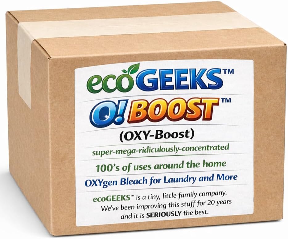 ecoGEEKS O! Boost (OXY-Boost) Multi-Purpose Oxygen Bleach Cleaner 10 LBS Bulk