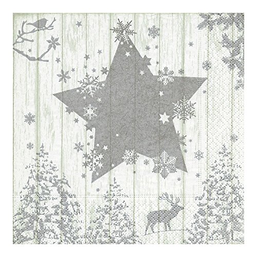 Guardanapo Winter Printer, Paper Design Pp-600176, Colorido, 33 X 33 Cm Paper Design Multicor 33 X 3