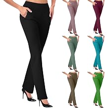 Womens Work Pants 2025 High Waist Suit Stretch Soft Comfy Dressy Athletic Workout Yoga Pant Casual Business Trousers