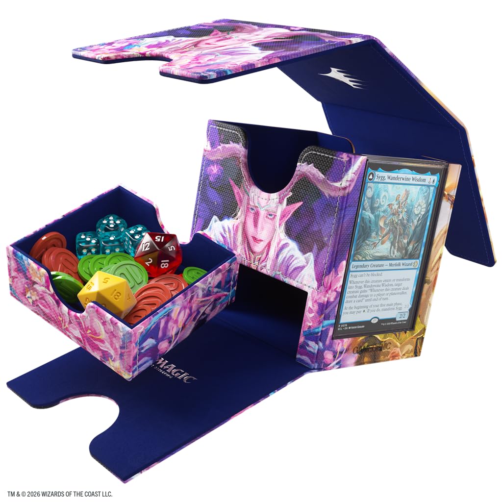 Gamegenic MTG Lorwyn Eclipsed Sidekick Pro 100+ XL Morcants, akcesoria do gier, solidne i wytrzymałe etui bezpieczne, wielojęzyczne