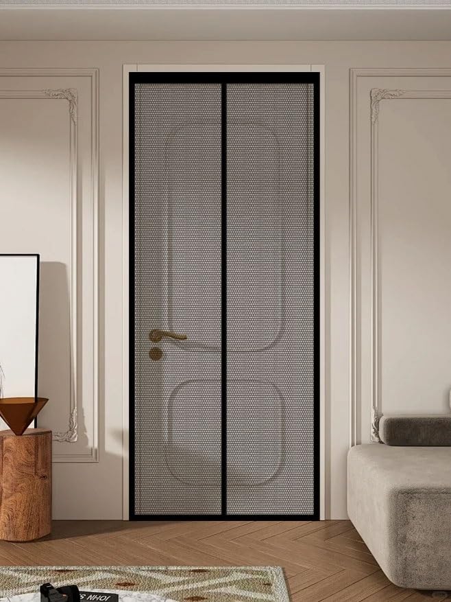 Moustiquaire pour porte sans perçage 114x240 cm contre les moustiques de l'été
