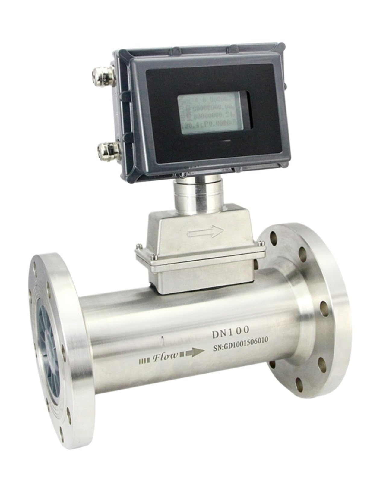 TBZOQAID Flow Meter Stainless Steel high Accuracy 4-20ma+485 Output(DN40)