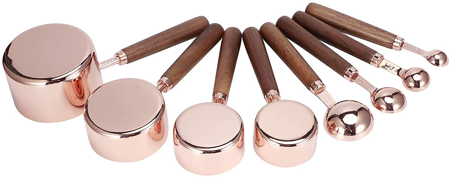 Cucharas de medición Set Soup Spoons Cuchara de Helado Acero Inoxidable 8pcs para cocinar Cocina