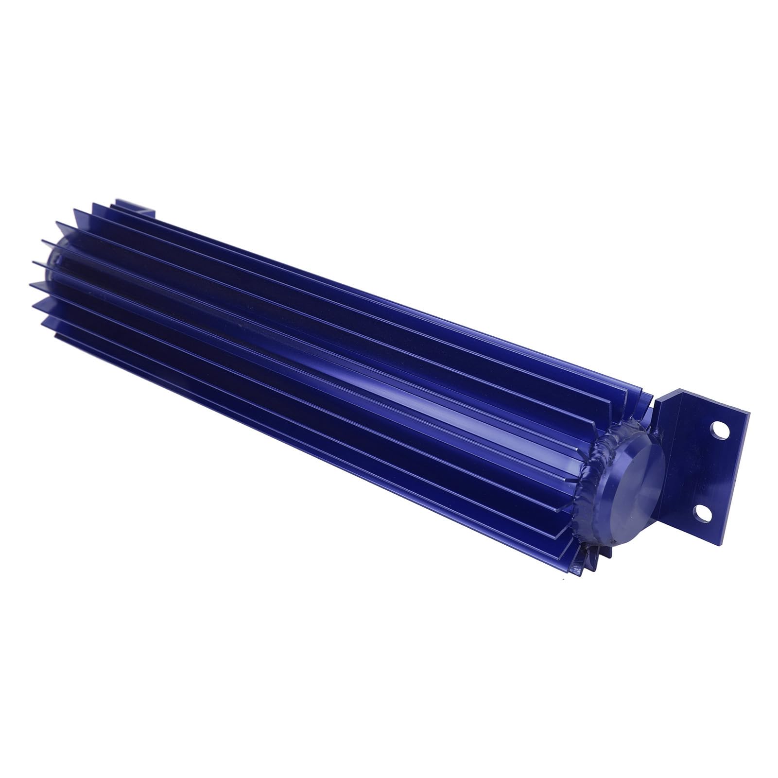 Dissipatore di Calore con Trasmissione a Doppio Passaggio in Alluminio Anodizzato Alettato a Doppio Canale, Universale per Camion per Auto (Blue)