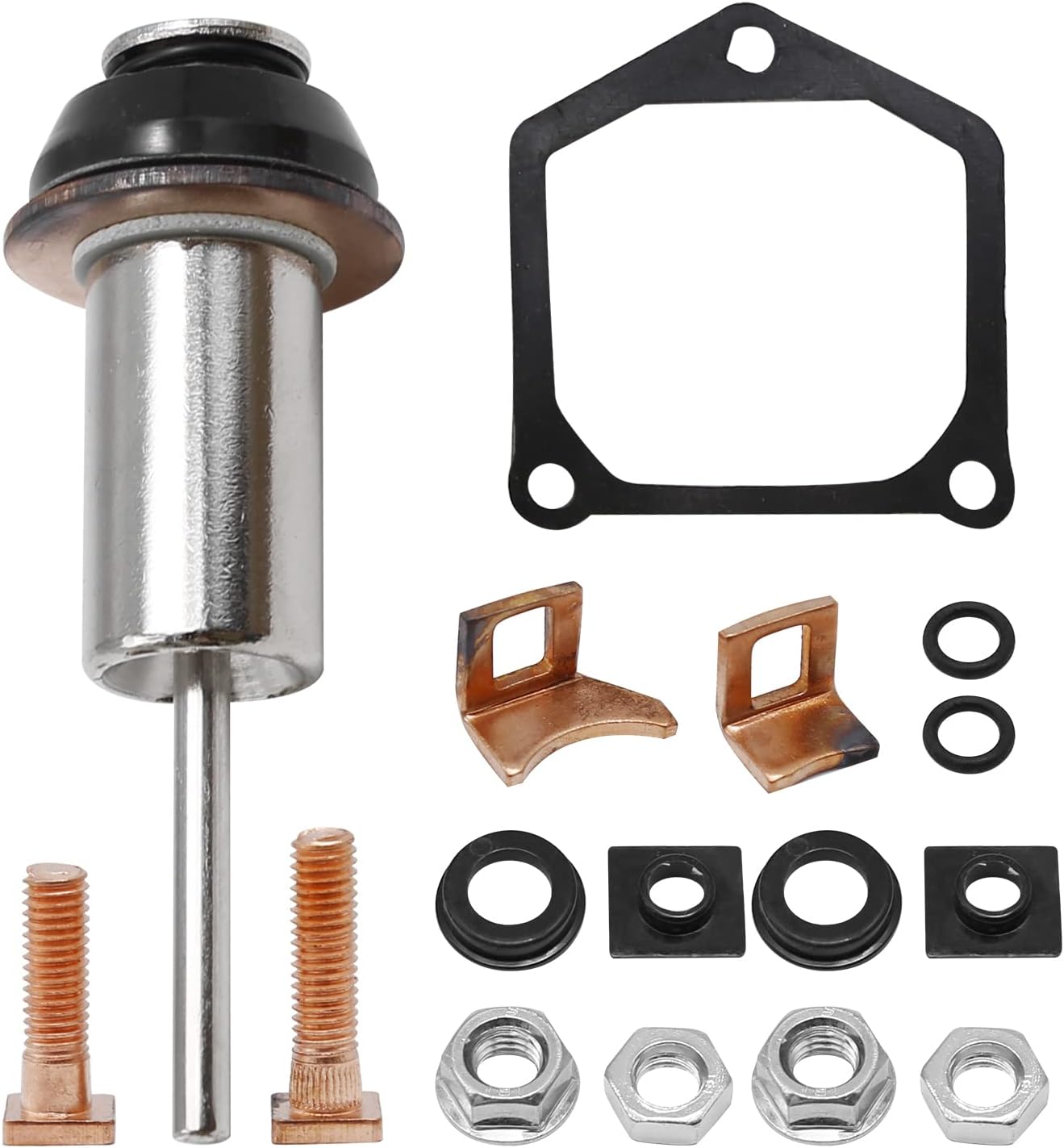 MDEOOSKY 053660-7120 Plunger/Contacts Universal Motor Starter Solenoid Repair Rebuild Kit Replacement for Dodge Ford Isuzu Mazda Toyota