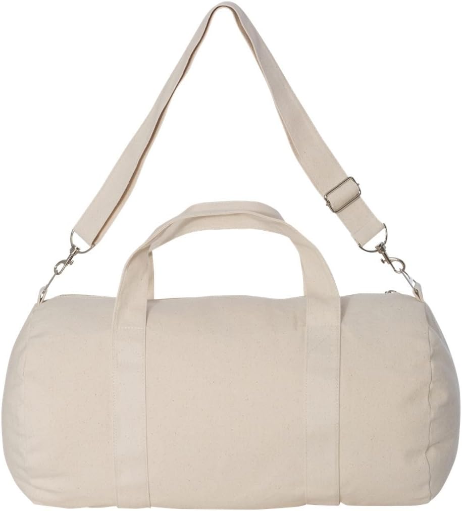 Liberty Bags Grant Cotton Canvas Duffel Bag OS NATURAL