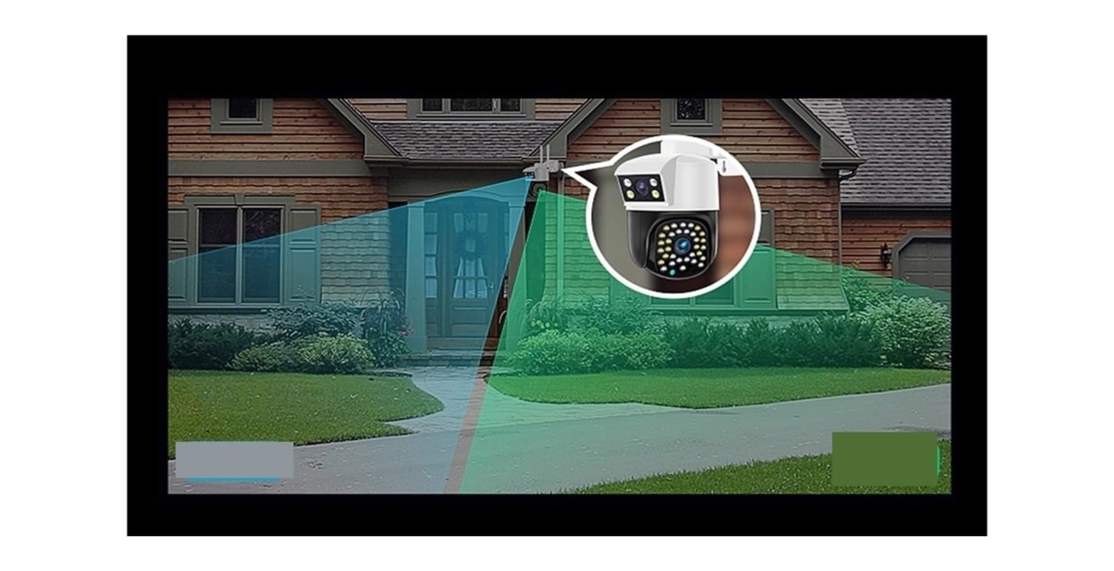 Kamera bezpieczeństwa, Kamera Domowa, Monitor 360 Stopni Bez Martwego Kąta, Bezprzewodowy Telefon Komórkowy Zdalny Noktowizor Na Zewnątrz, 4G, Fotografia Słoneczna(Monitoring special+128GB)