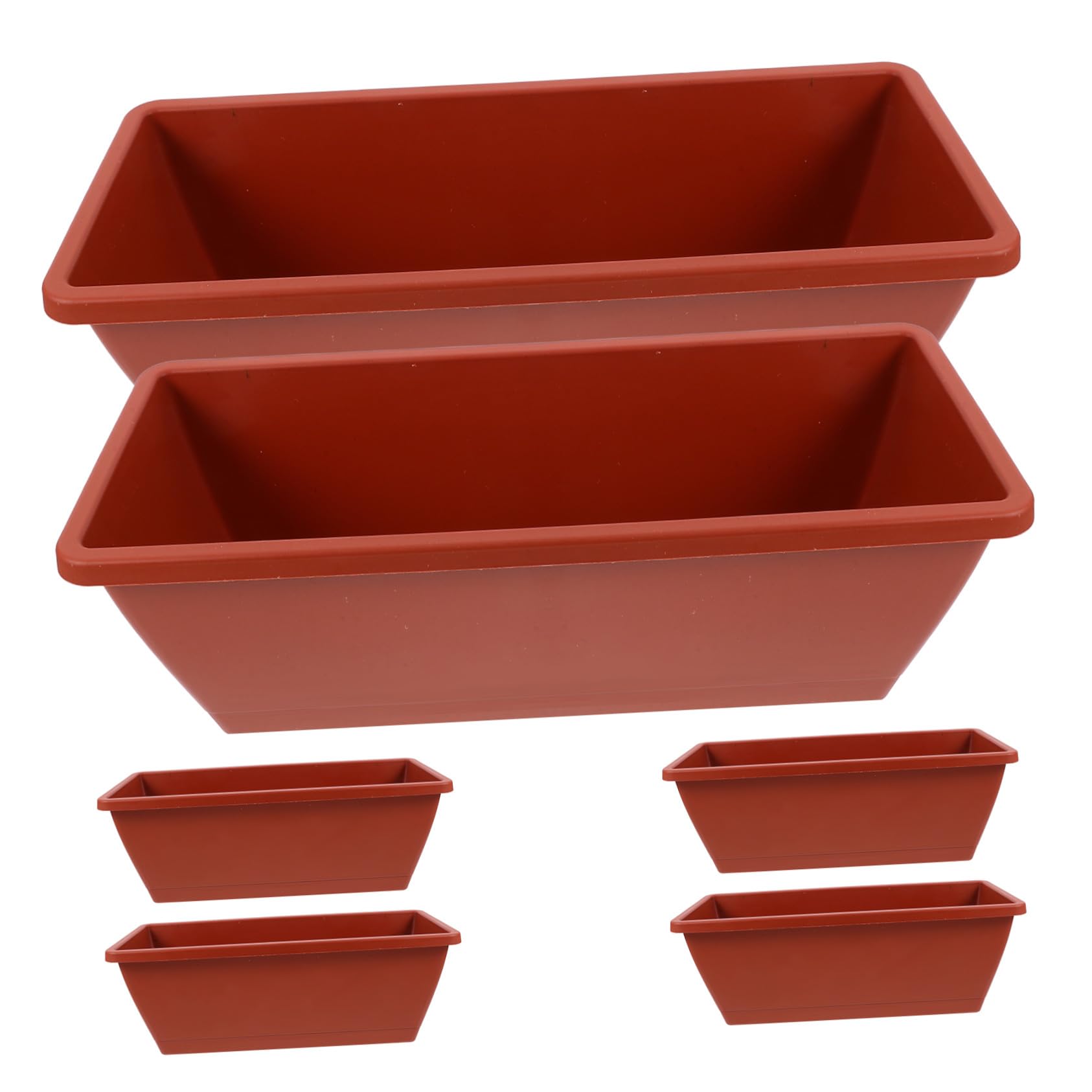 Jardinière Rectangulaires Plastique pour Légumes et Bonsaïs sur Balcon