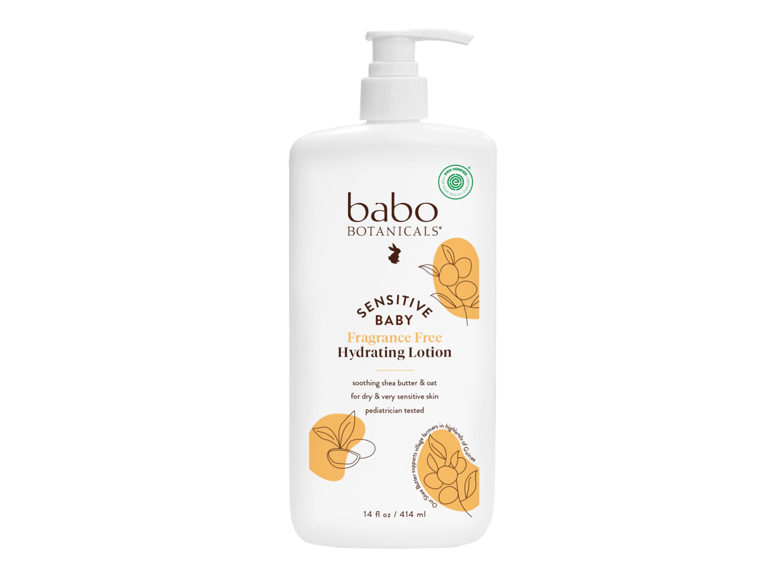 Babo Botanicals Sensitive Baby Fragrance Free Daily Hydrating Baby