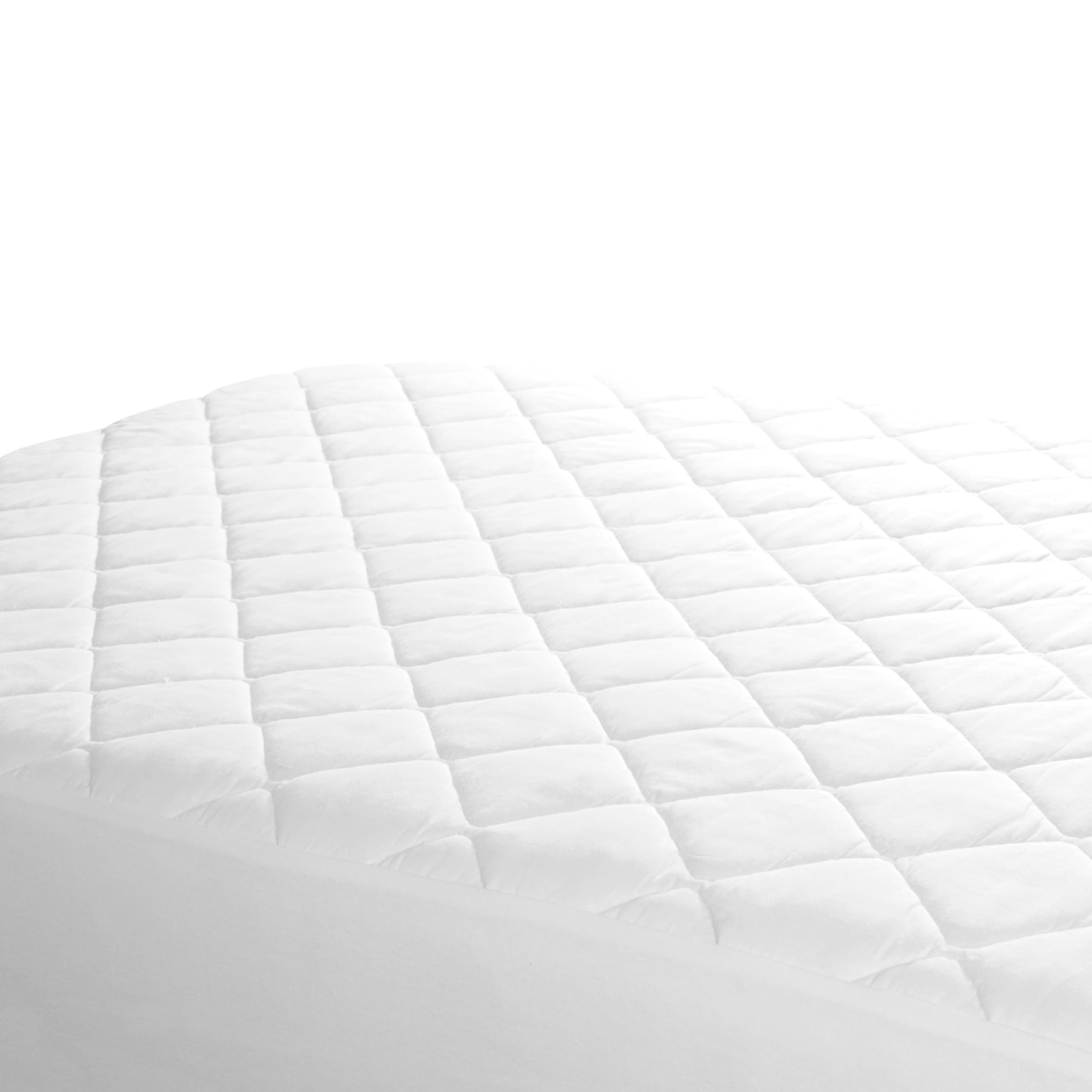 Linens Limited - Mattress Protector, Double Bed, Anti Allergy Quilted Mattress Cover, Snug...