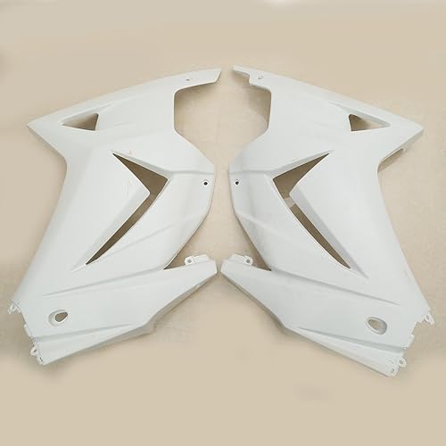 Miniatura 5 de XFMT Juego de carrocería de carenado de plástico ABS blanco sin pintar para motocicleta, compatible con KAWASAKI Ninja 250R 2008-2012