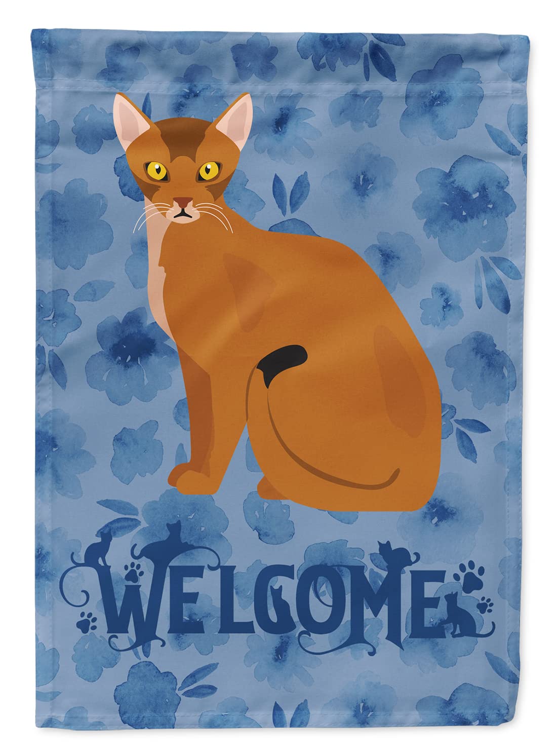 Drapeau de bienvenue Abyssinien en toile grand format résistant aux UV