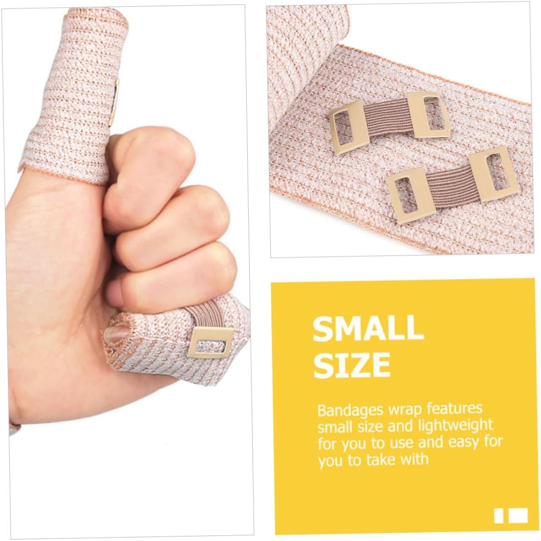 2 Rolls Elastic Wrap Bandages Breathable Compression Wrap for Ankle Wrist Knee Sprains Sports Injury Support and Protection