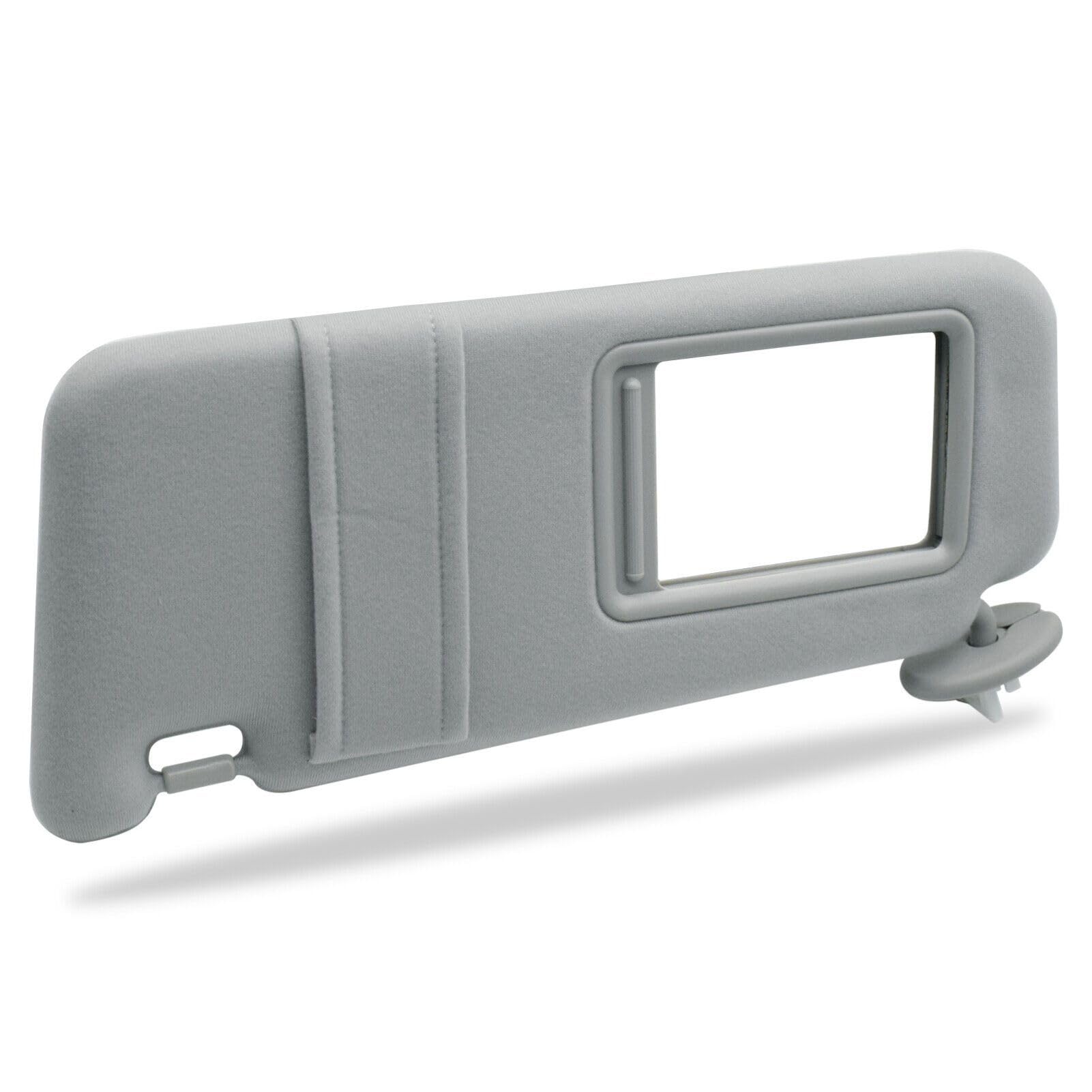 PAIRE DE PARE SOLEIL 2CV NOIR (CHAUFFEUR ET PASSAGER AVEC MIROIR DE