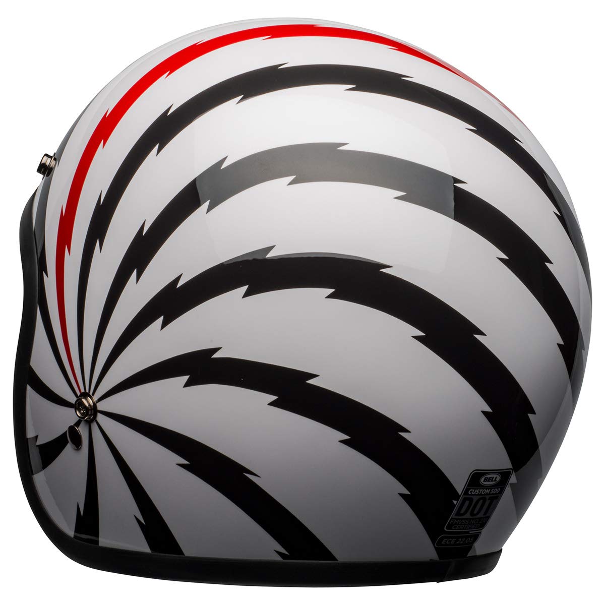 BELL Custom 500 SE Helmet (Vertigo Gloss White/Black/Red - Small)