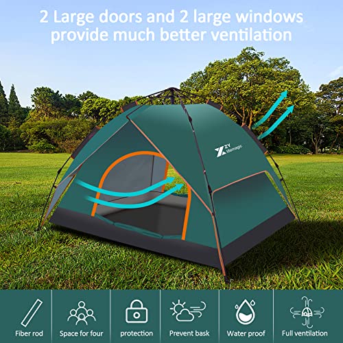 ZYLifemagic-Pop-Up-Camping-Tent-Lovers-Family-Double-Layer-Outdoor-Tent-Portable-Instant-Tent-Automatic-Tent-Waterproof-Windproof-Anti-UV-for-Travel-Hiking-Family
