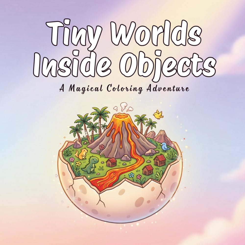 Tiny Worlds Inside Objects: A Magical Coloring Adventure
