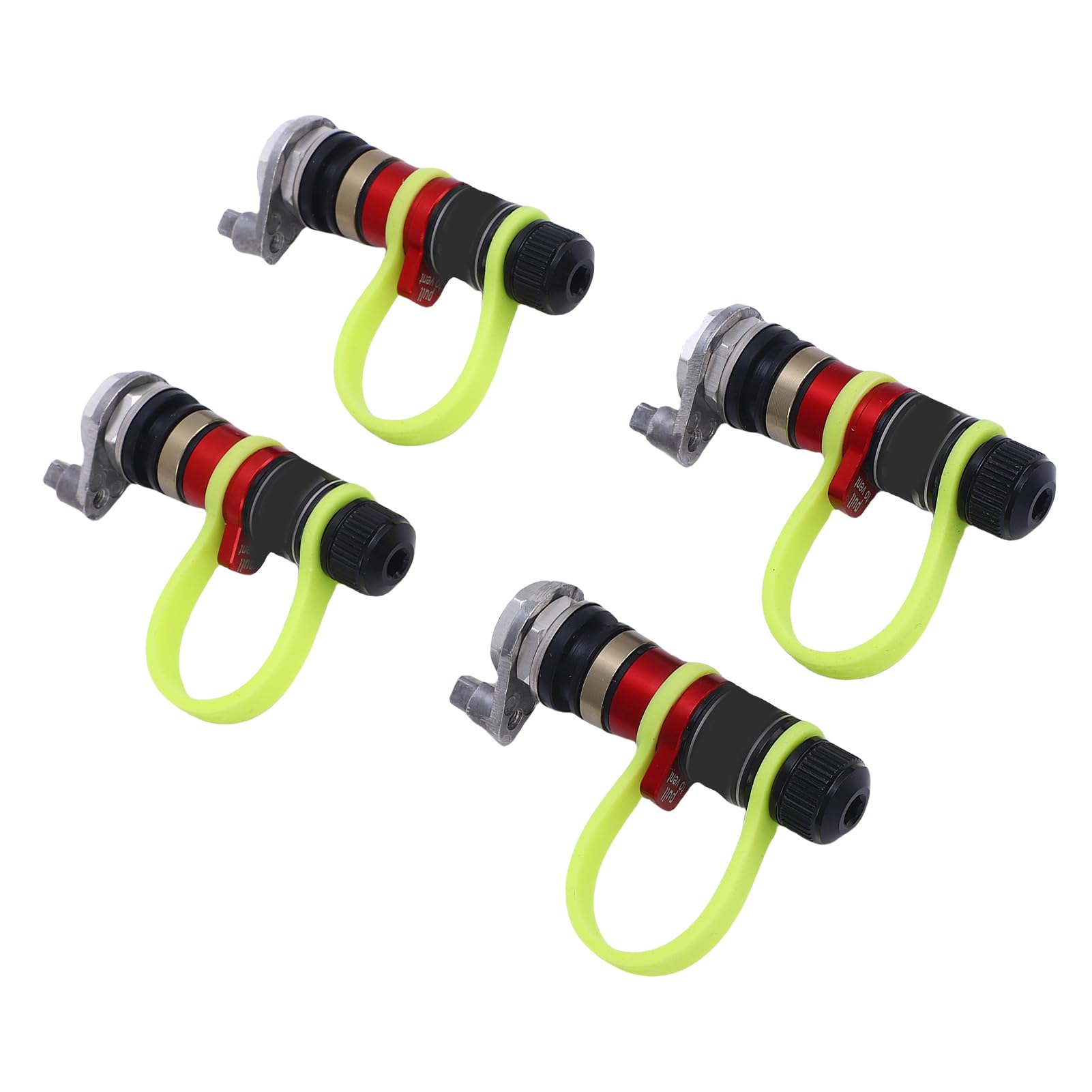 FTVOGUE Kit de Desinflador de Neumáticos de 4 Piezas, Válvula Desinfladora de Neumáticos, Válvula Desinfladora de Presión de Neumáticos, Desinflador de Núcleo para Todoterreno,