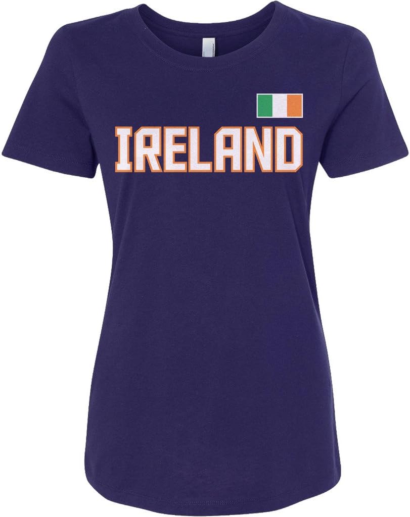 Threadrock Women's Ireland National Pride Fitted T-Shirt