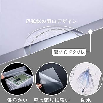 Amazon.co.jp: クリアホルダー A4 クリアファイル 20個セット