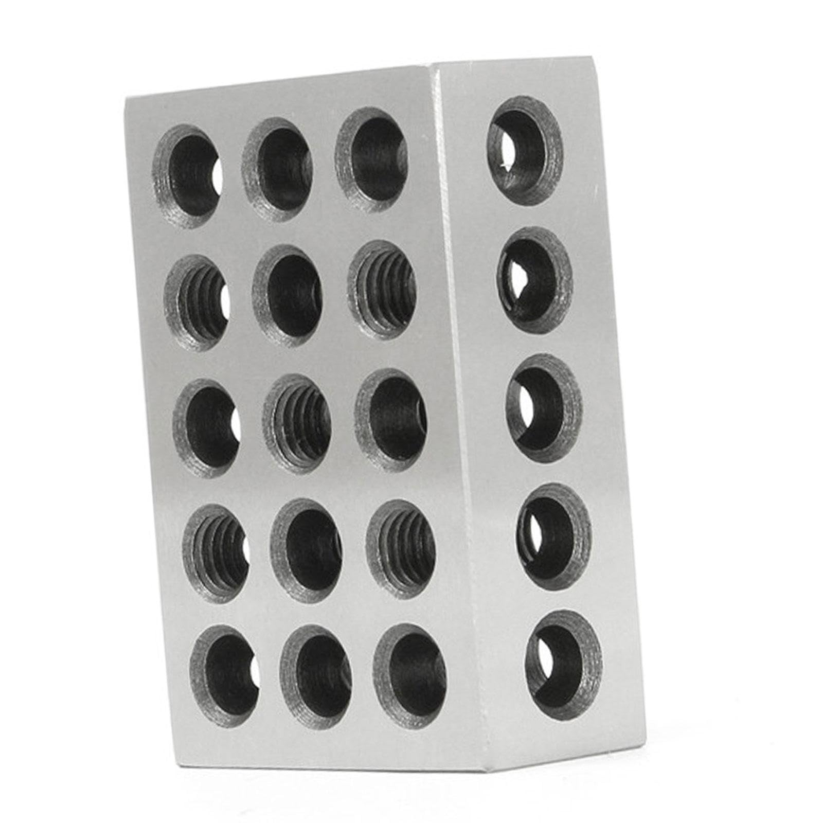 Enakshi Pair 1-2-3 Block Set 0.0002 inch Precision Matched Milling Machinist 23 Holes-picture-17