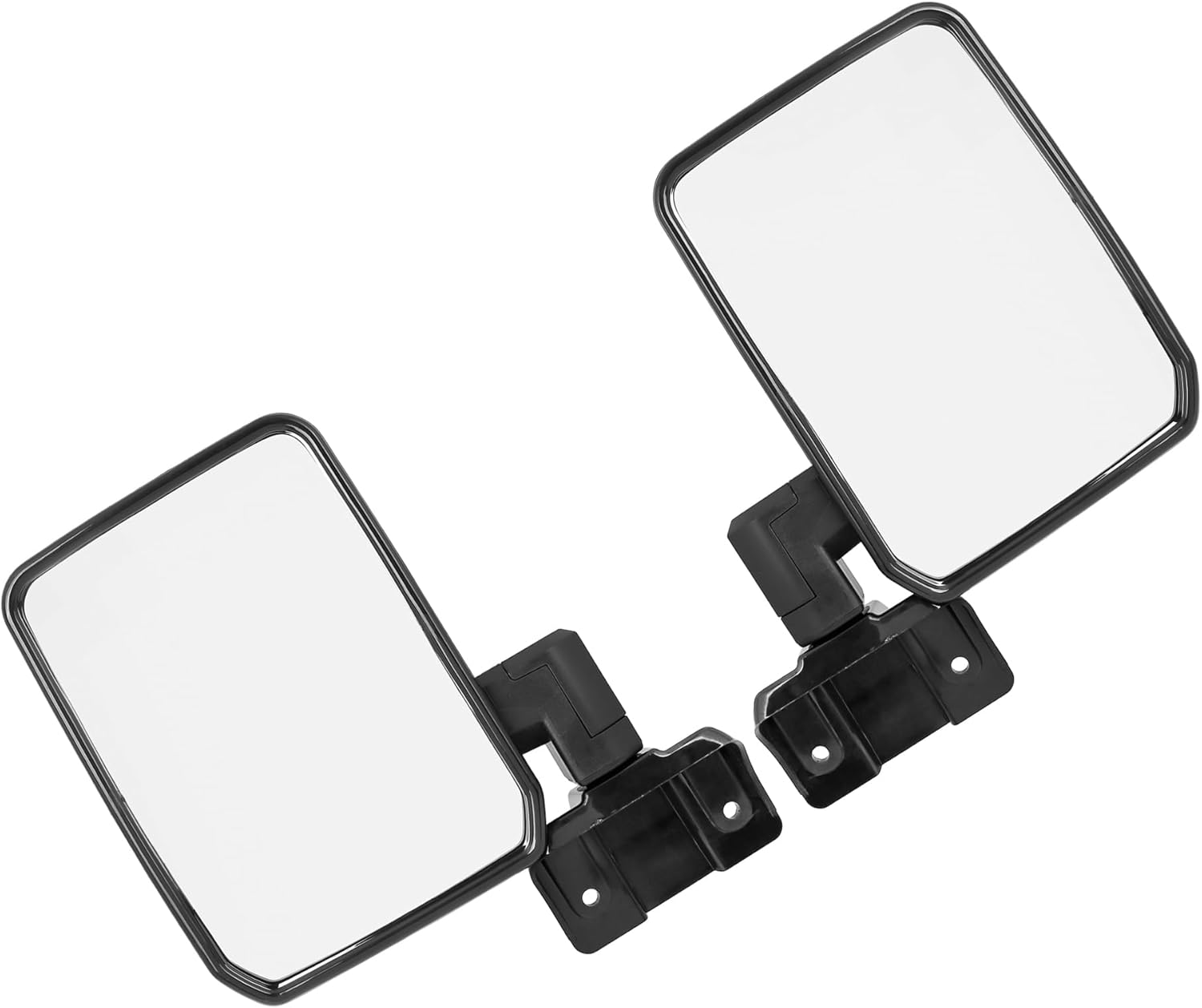 for Toyota Land Cruiser 70 75 78 Series 85-06 Pair Car Rear View Mirror Silver Tone