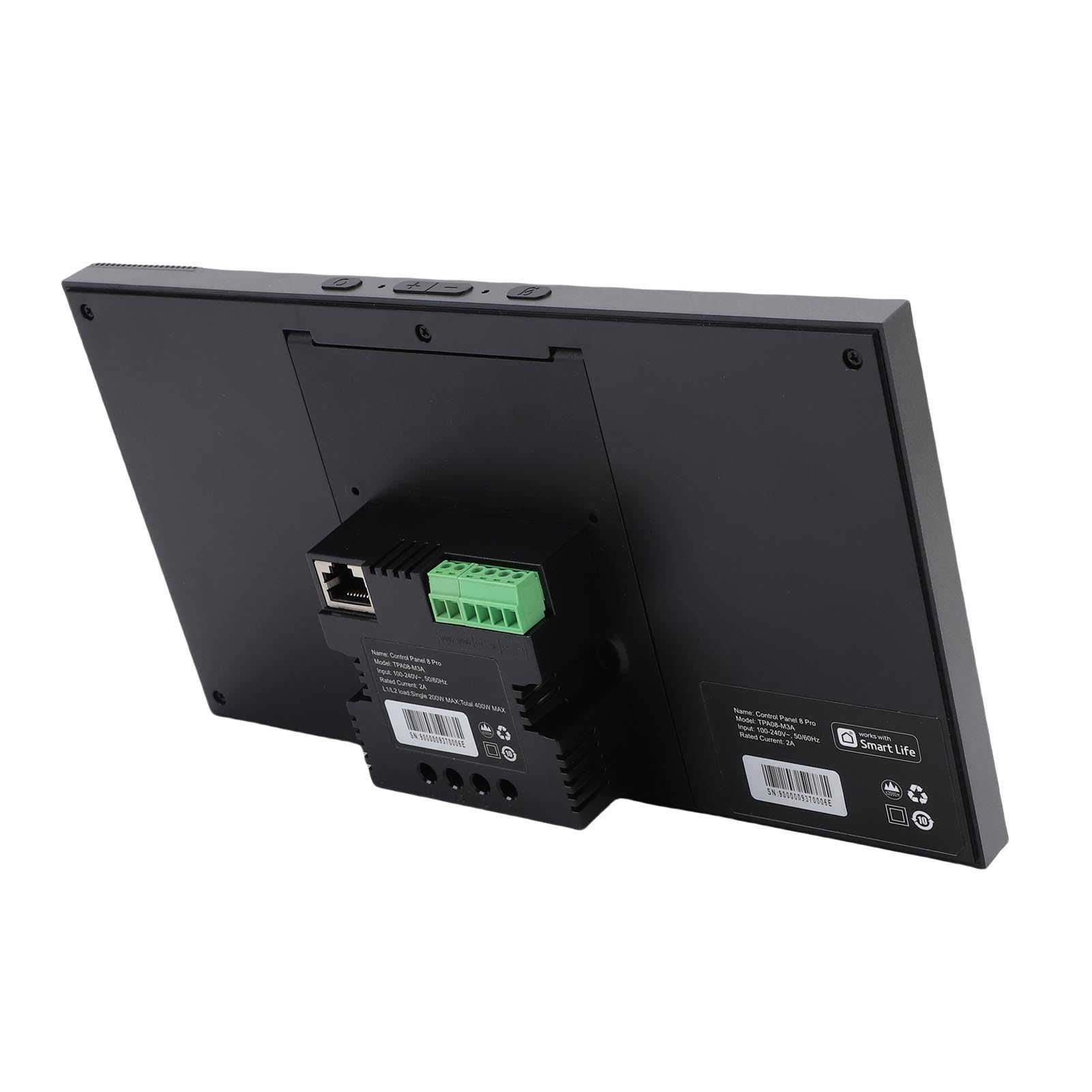 Generic Lettore di Controllo Vocale Touch Screen Smart Control Pannello Domotico Multifunzione da 8 Pollici per Case Intelligenti