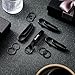 Landical 6 Pack Duty Belt Key Holder Security Tactical Belt Keyrings Double Side Quick Release Keyclip Key Keeper for Police, Law Enforcement and Workers Gift