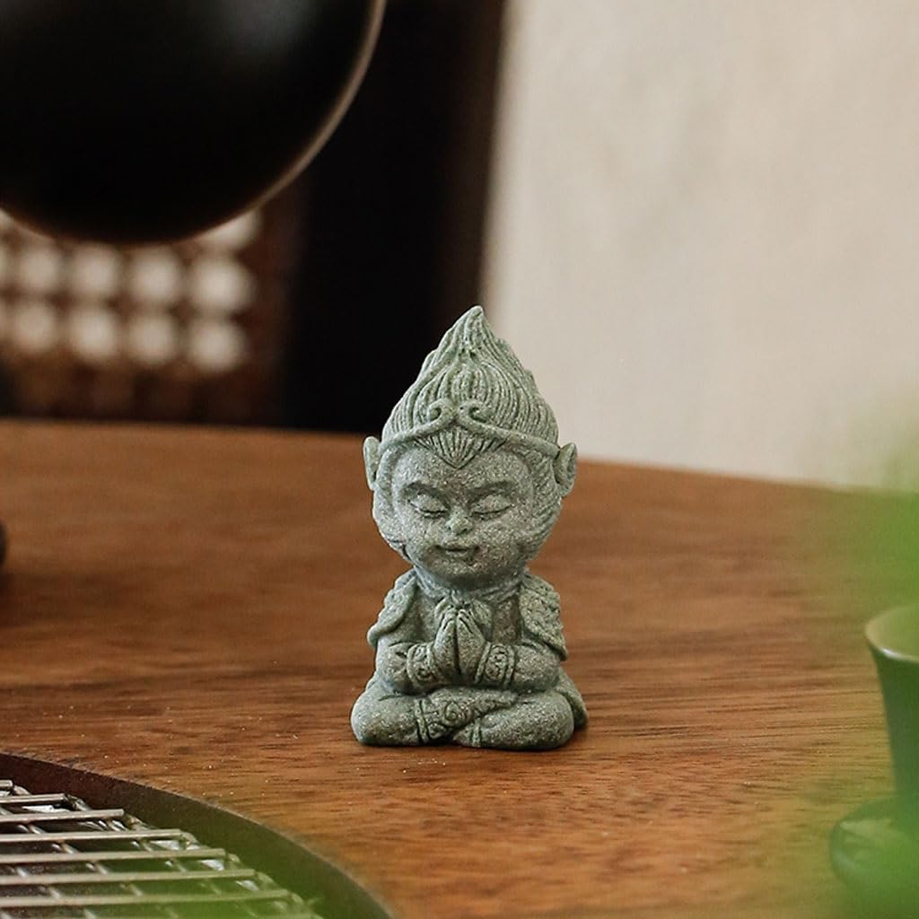 Piccole statuette da tavolo per decorare la casa, maniglie per piccoli animali, ornamenti per animali domestici, decorazione creativa per acquari in pietra, decorazione per la casa, soggiorno,