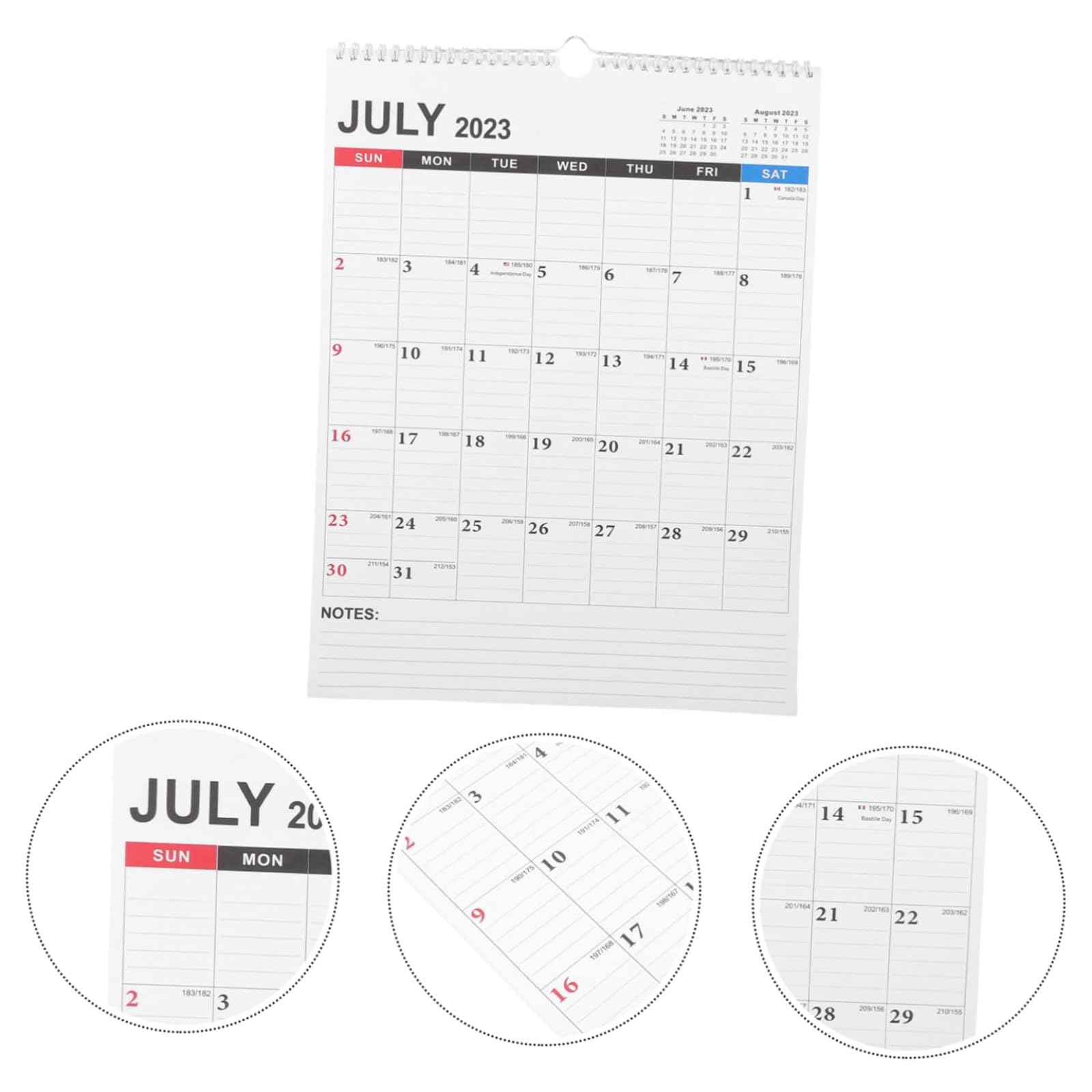 Calendario da parete Calendario da parete inglese 2024 Calendario in stile aziendale con agenda di pianificazione mensile e settimanale adatto per il posizionamento in ufficio Calendario da tavolo