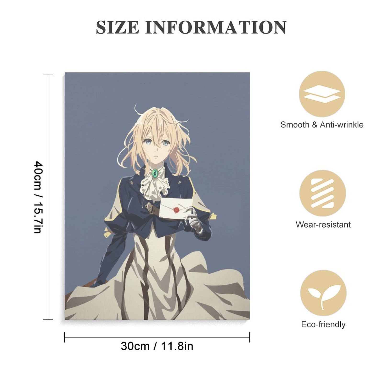 Amazon.co.jp: ヴァイオレットエヴァーガーデン イラスト 掛け絵