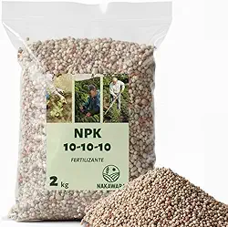 Adubo Fertilizante NPK 10-10-10 2 kg – Nutrição Balanceada para Flores, Hortas, Frutíferas e Gramados – Fertilizante Granulado Uso Geral, Alto Rendimento e Crescimento Saudável