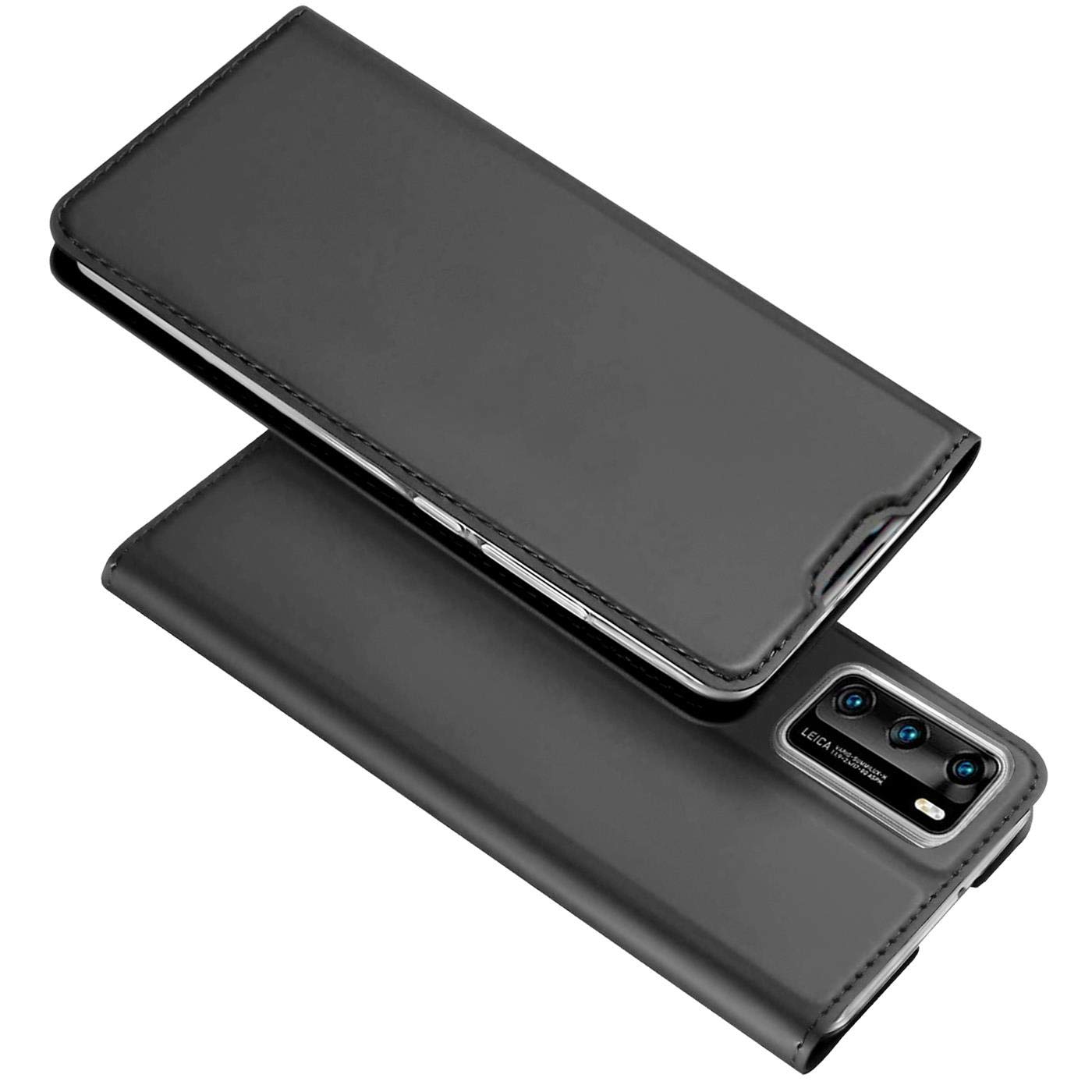 Verco Flip Cover Für Huawei P40 Pro – PU Leder Mit Magnet, Kartenfach & Aufstellfunktion – Schutzcase