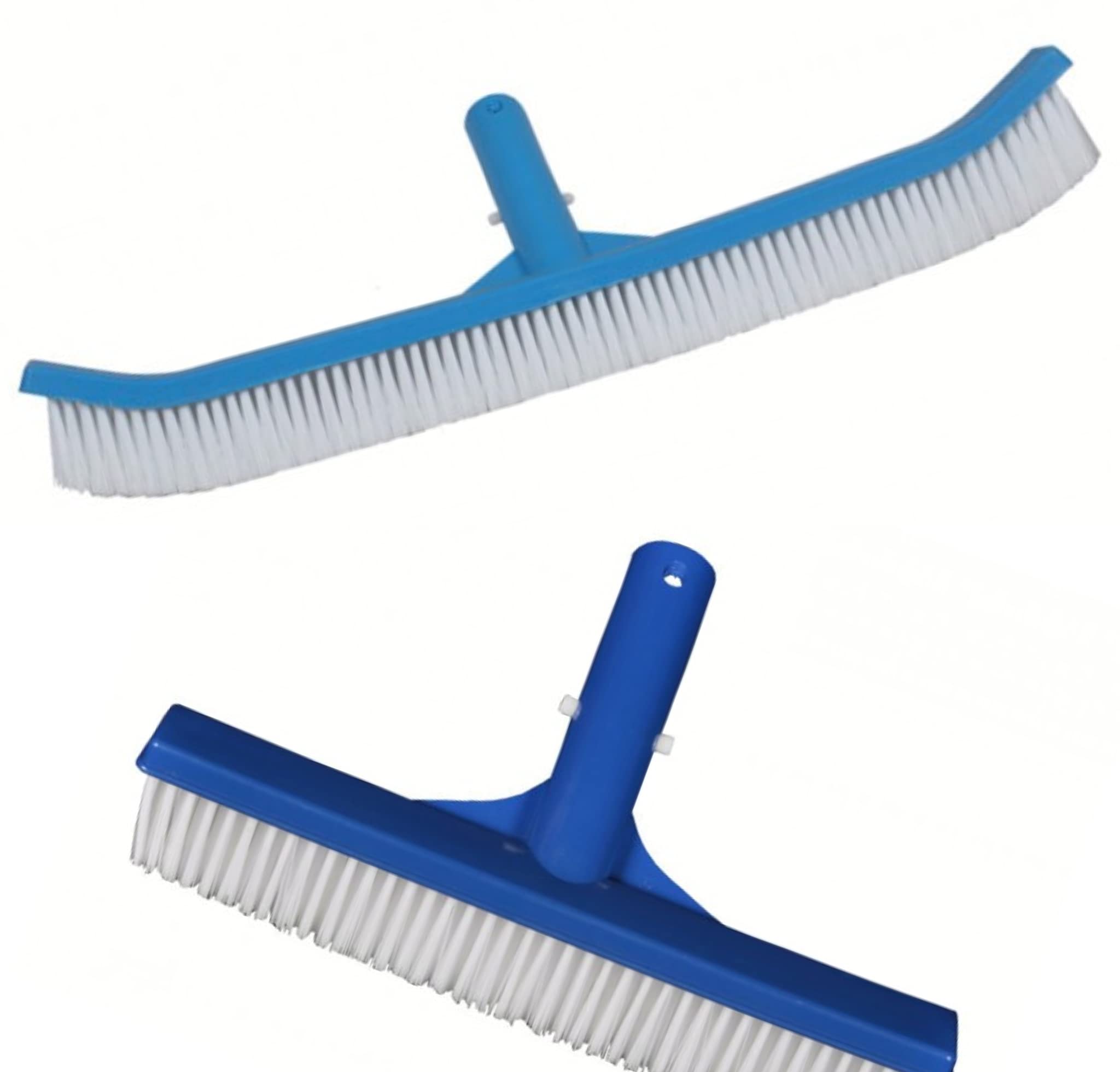 BlueWave Curved 18 Inch Pool Brush for Walls and Floors with Nylon Fiber Bristles and 10 Inch Swimming Pool Wall Brush Polyester Professional Pool for Wall Floor Cleaning Brush (B097R1PPJ4) Amazon Price History, Amazon Price Tracker