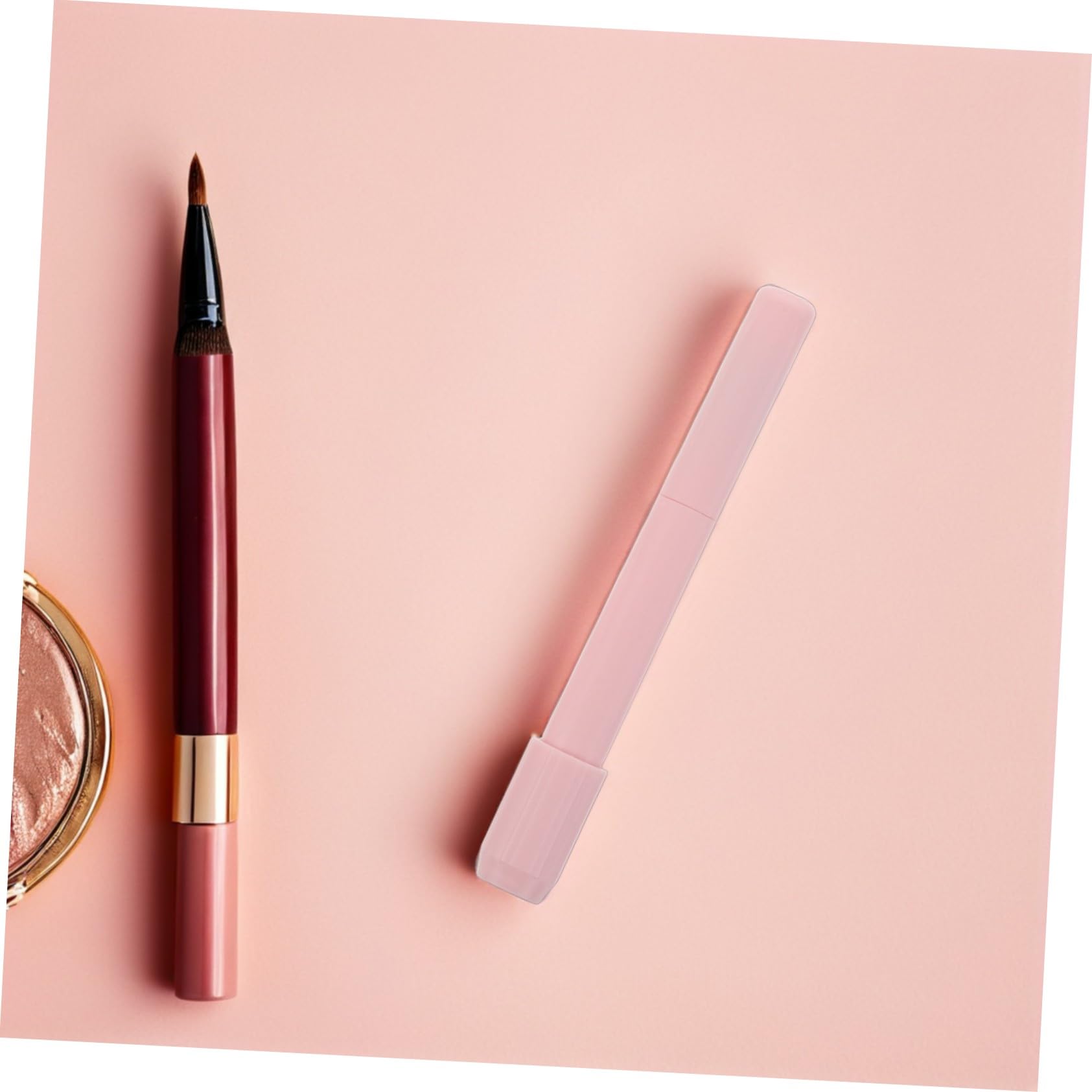 60 Stck. Augenbrauenstift Verlängerer mit Integriertem Pinsel Dualseitiges Make-up Werkzeug für Präzises Formen und Einfaches Stylen Kompatibel mit Meisten Stiften Hygienisch