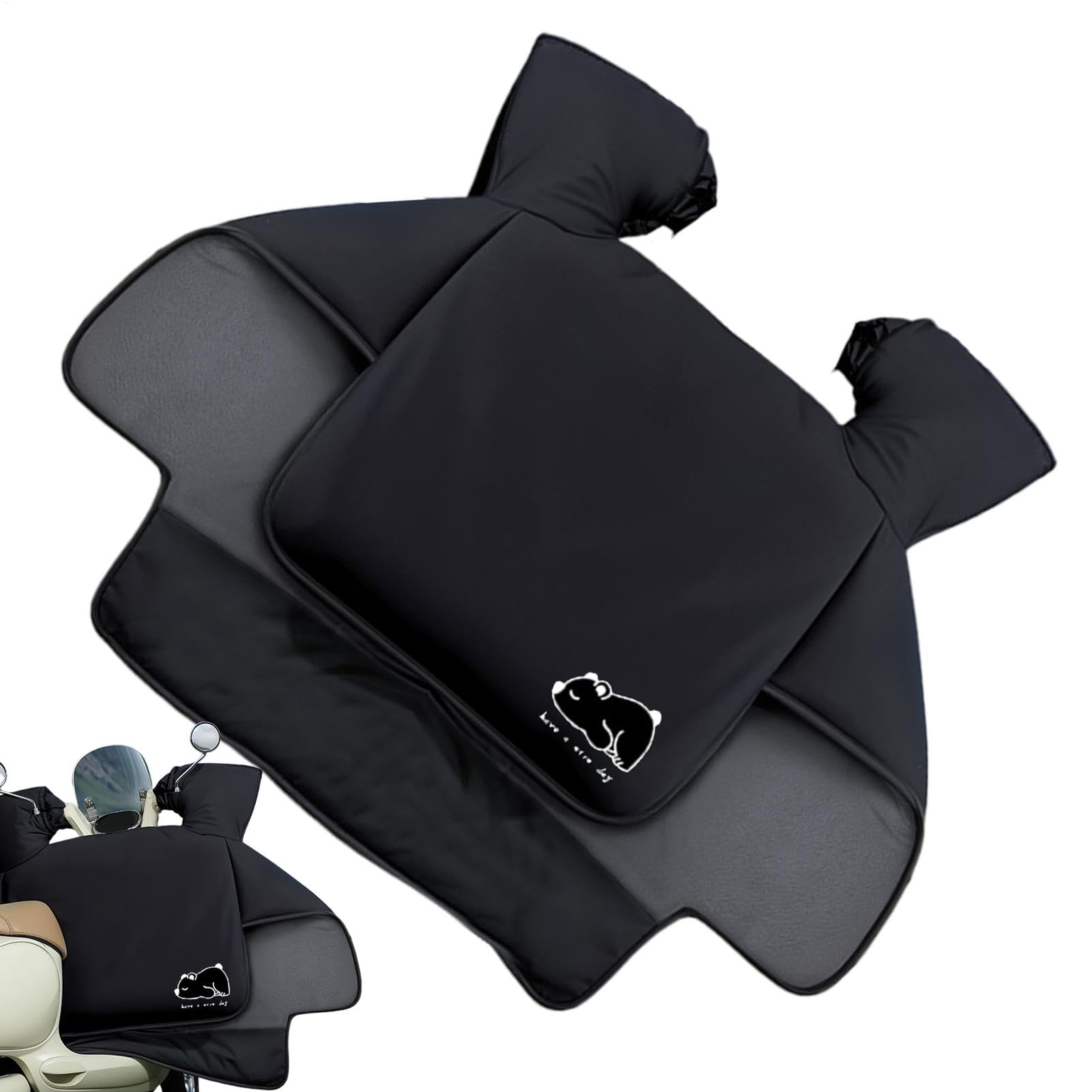 Edredón a prueba de viento para motocicleta impermeable con bolsillo protector 8