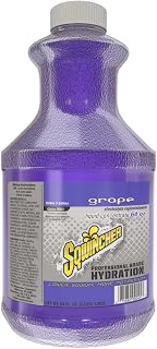 Sqwincher Liquid Concentrate Grape Flavored Low Calorie Low Sodium Electrolyte Replenishment Hydration Drink Mix Makes 5 Gallons of Bevrage 64 Oz (Pack of 6)