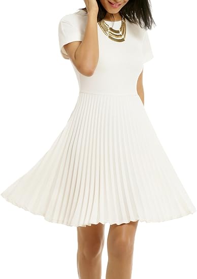 white swing dresses