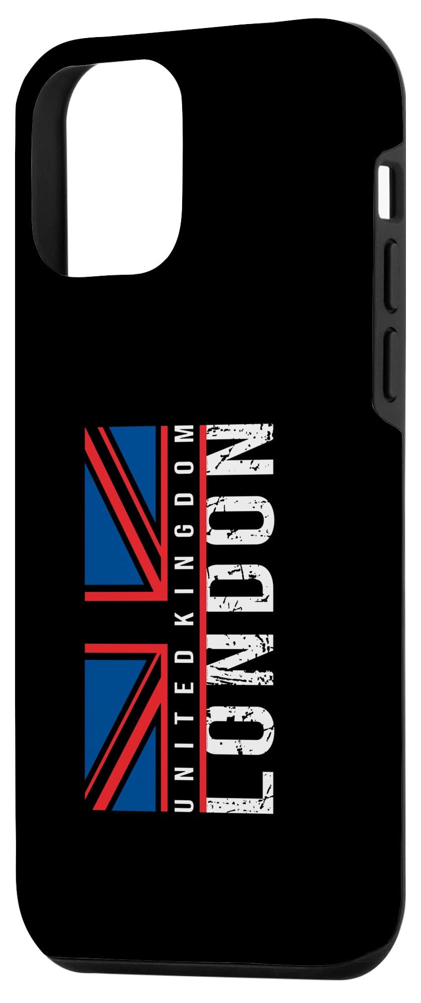 iPhone 12 mini London England Vintage Distressed Grunge United Kingdom Flag Case - Image 2